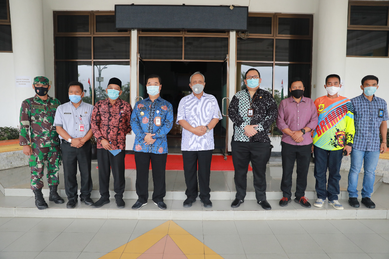 Pjs Gubernur Kaltara saat mengunjungi Kantor Bupati Bulungan
