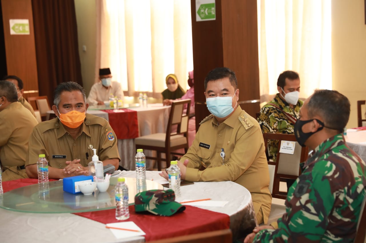Pjs Gubernur Kaltara, bersilaturahmi dengan Forkompimda Kota Tarakan di Restoran Royal Crown, Senin (12/10/2020)