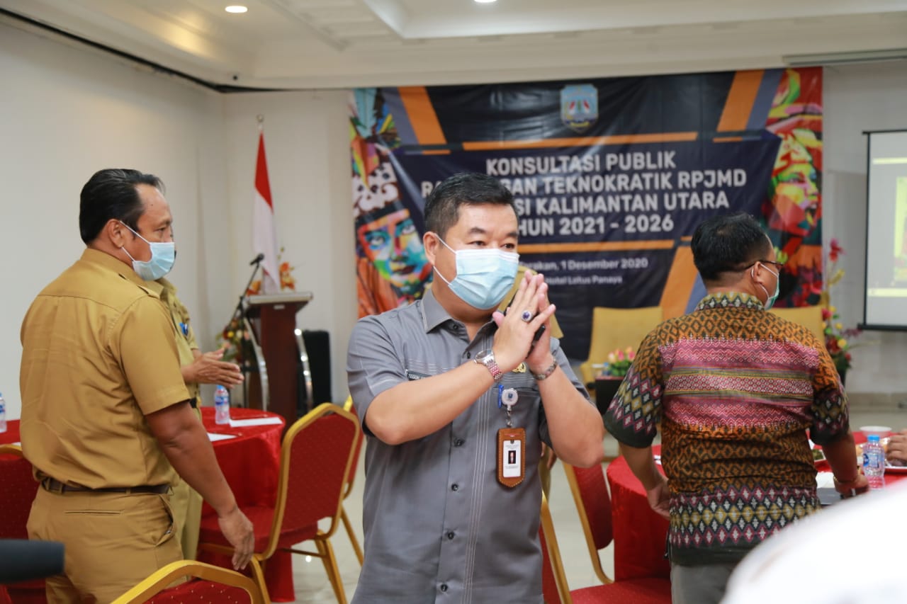 Pjs Gubernur Buka Forum Konsultasi Publik Rantek RPJMD Provinsi Kaltara 2021-2026