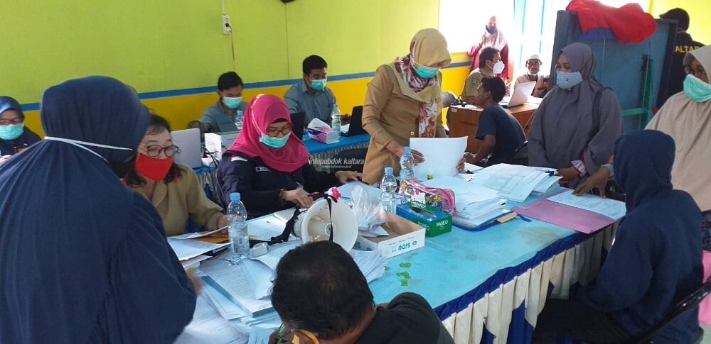 Tim Sipelandukilat saat melakukan pelayanan di Kecamatan Bunyu, belum lama ini