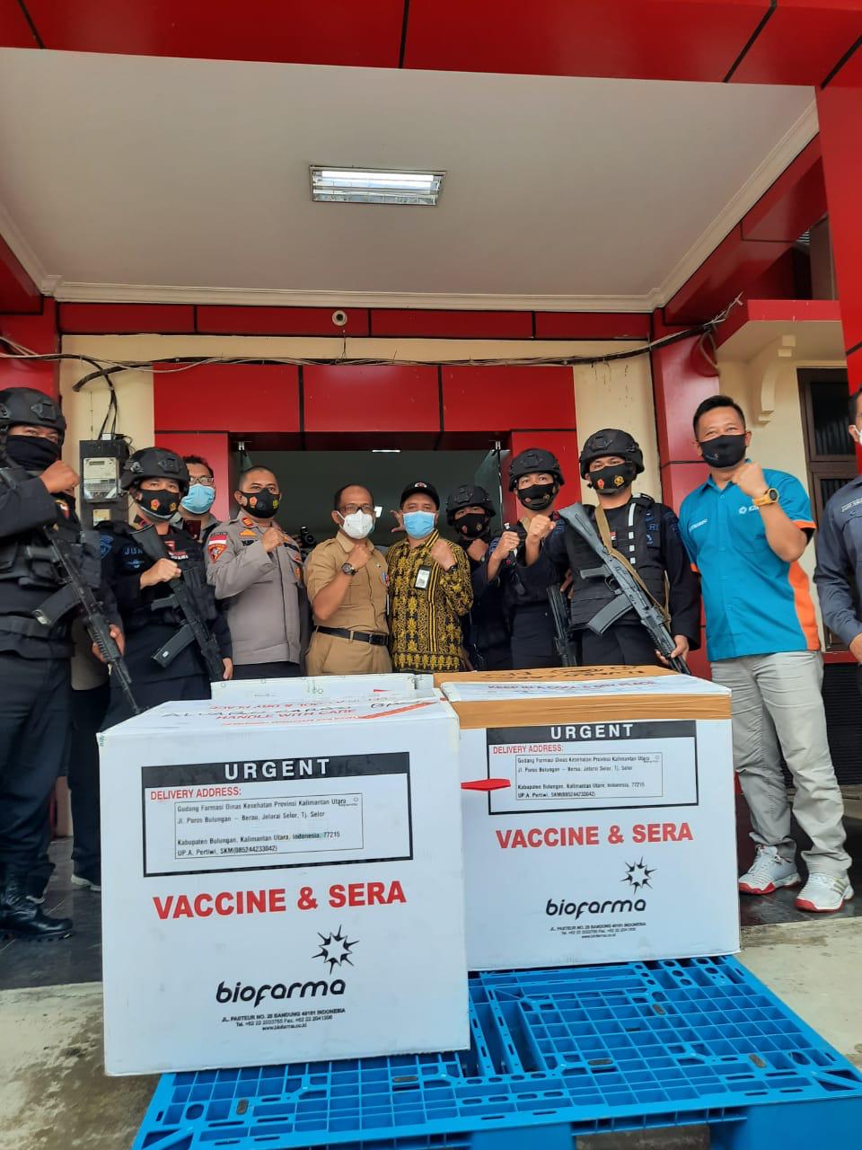 Vaksin Covid-19 tiba di Tanjung Selor