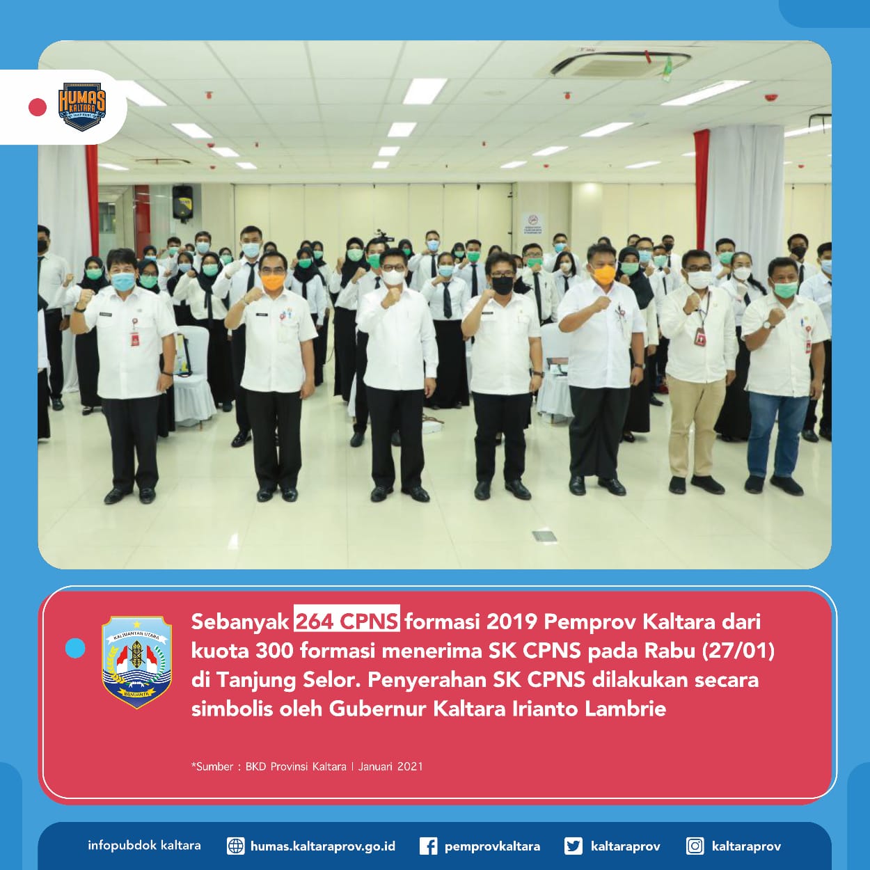 Penyerahan SK CPNS Formasi 2019