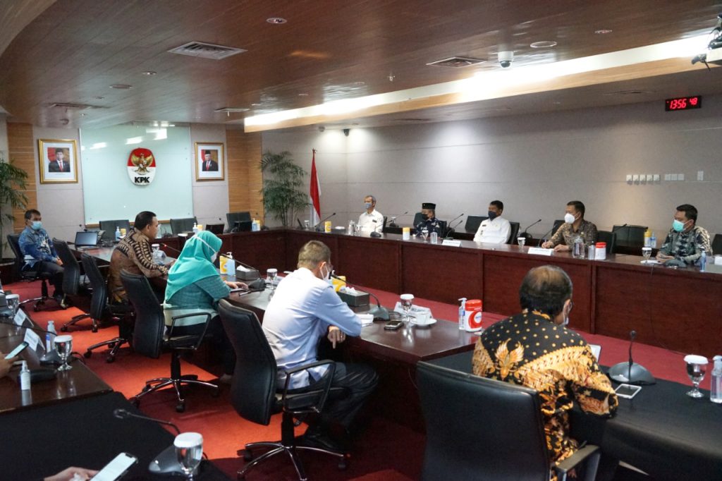 Zainal Paliwang saat audiensi di KPK