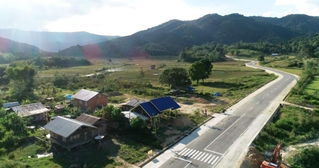 Hasil Pembangungan Jalan di Krayan Kalimantan Utara