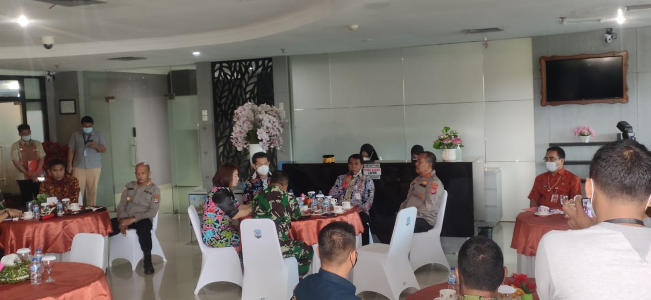 Coffee morning di Sekertariat Pemprov Kaltara pagi tadi, dihadiri unsur Formkopimda